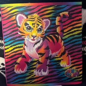 Lisa frank collapsible fabric storage bin rainbow Forrest